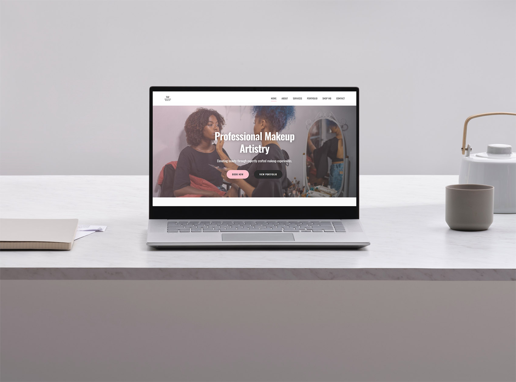 Mhannie Beauty Makeup Artist Website